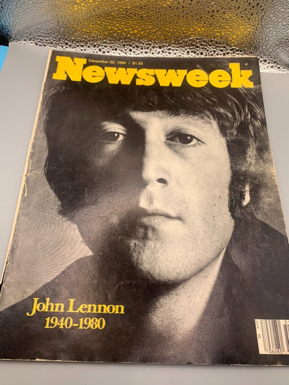 Newsweek Magazine John Lennon December 22 1980 SELLING AS IS , LOOSE